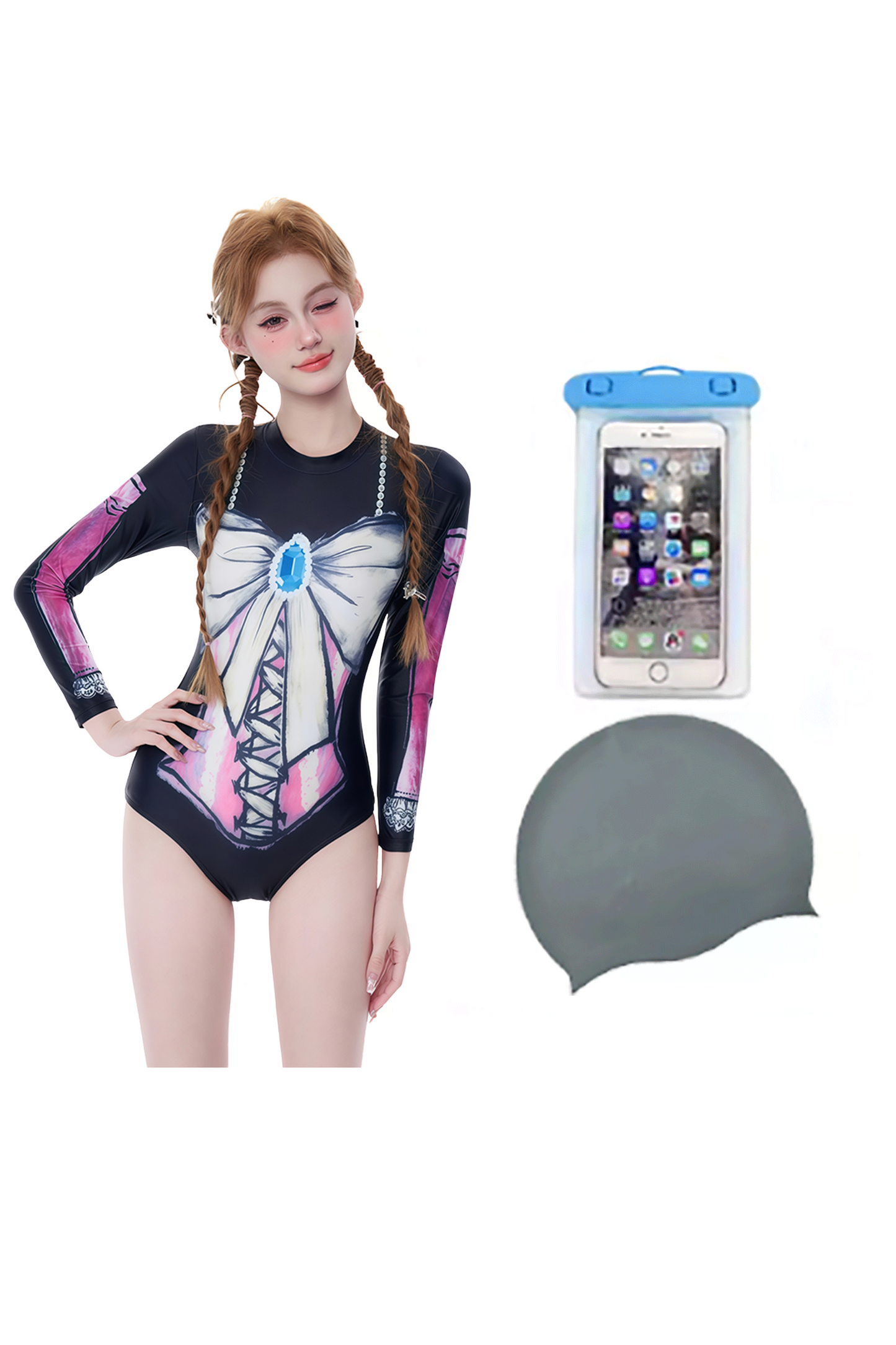 スタイリッシュワンピーススーツ水着