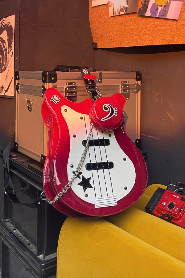 Dark Pop Color Blocking Crossbody Bag