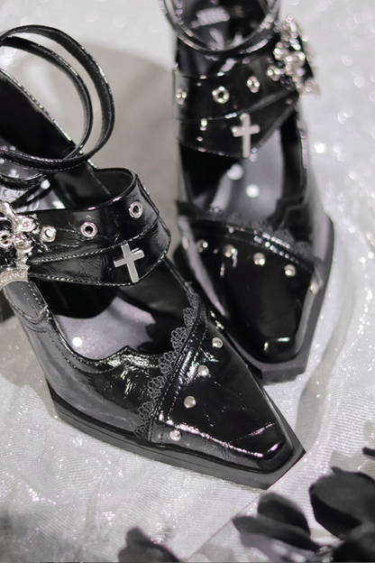 Dark Knight Gothic Subculture Punk Heel