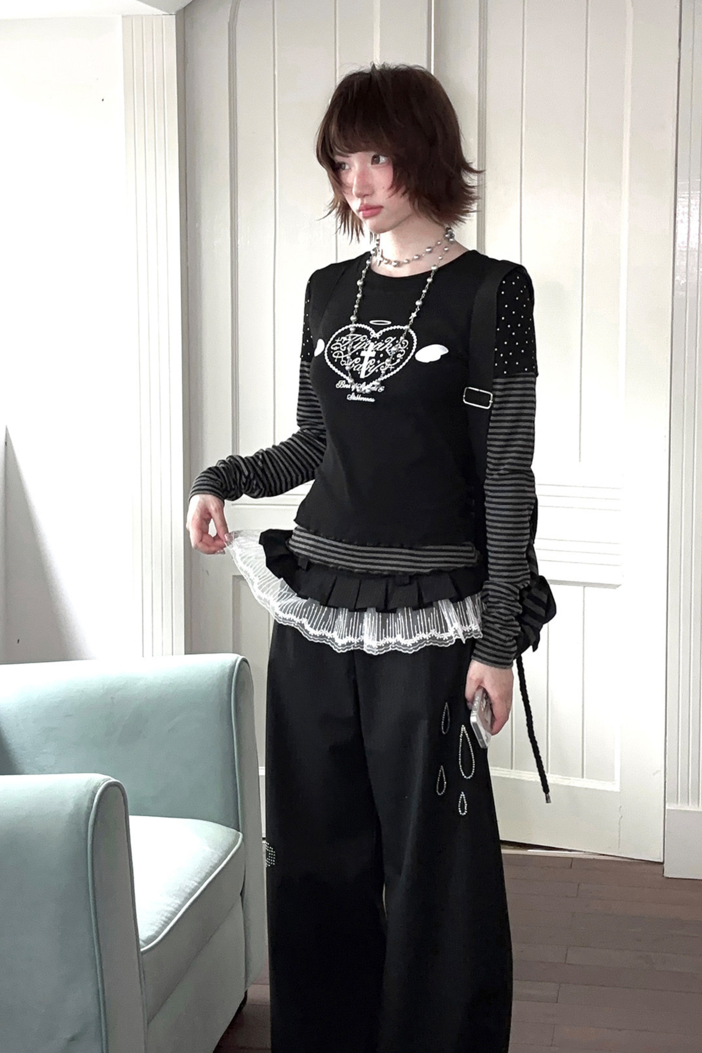 Heart Angel Paradise Top + Wide Pants