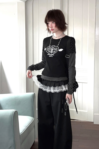 Heart Angel Paradise Top + Wide Pants