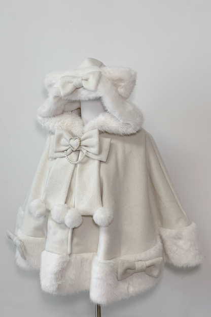 猫耳スノーケープ