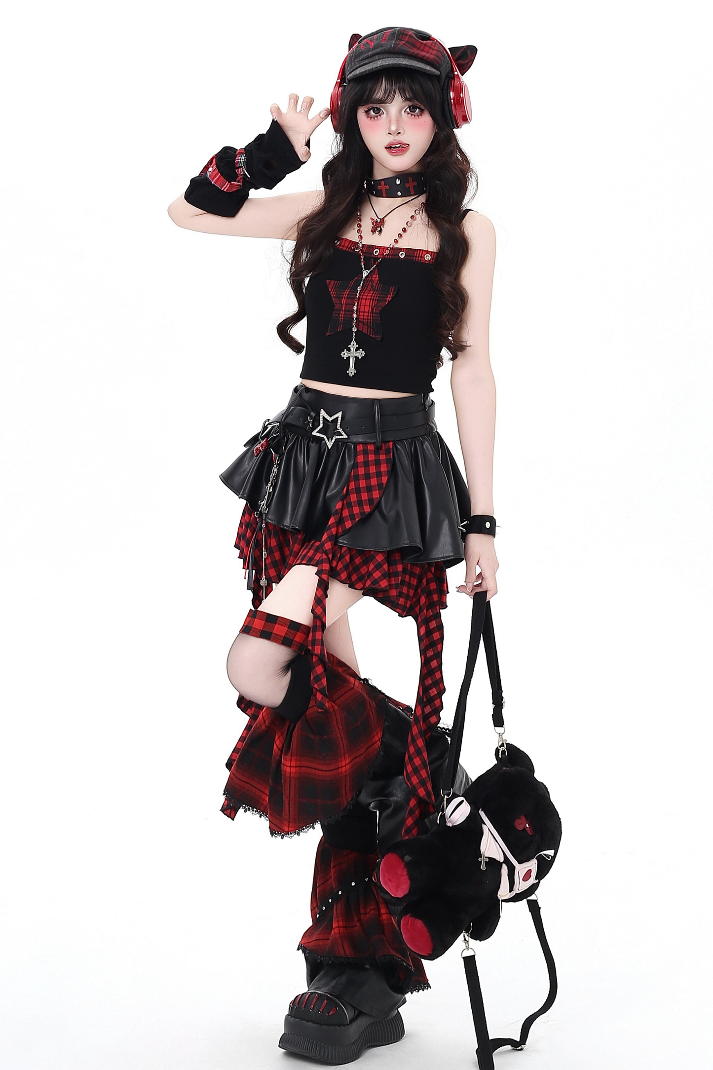 アシメティアード地雷スカート