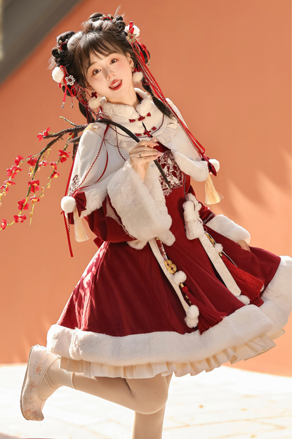 Chinese Design Furmant + Ribbon Dress