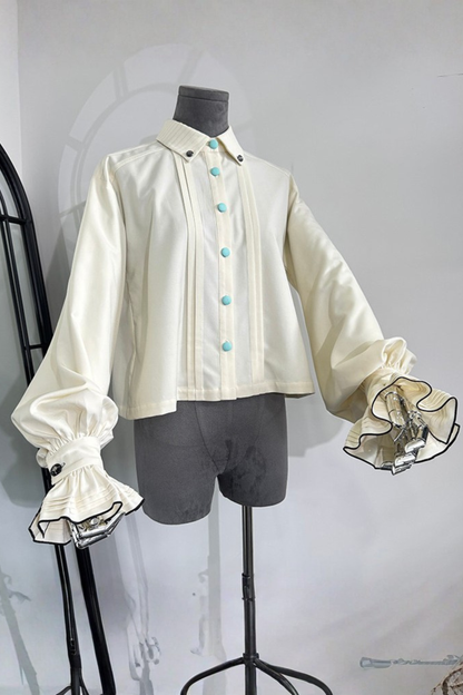 Cyber-Prince-Weste + Hemd + Kurze Hose + Krawatte