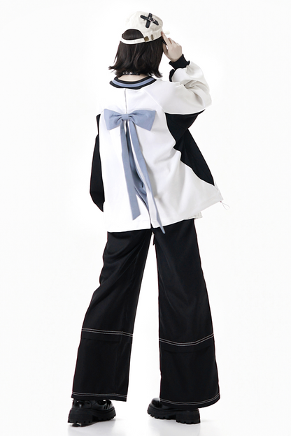 モードスタイルスウェット+ウエストスカート+パンツ+シャツ