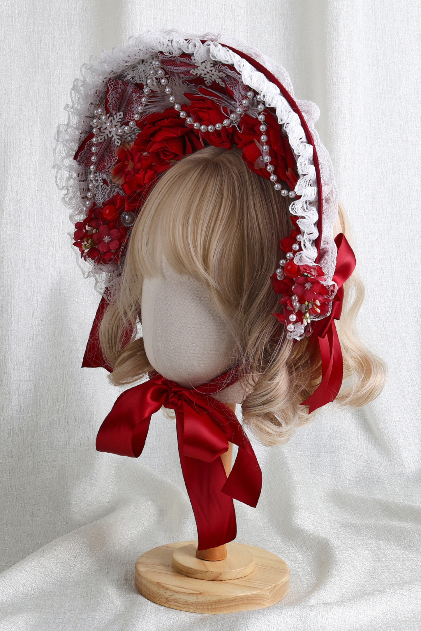 プリンセスティーパーティーロリータボンネット