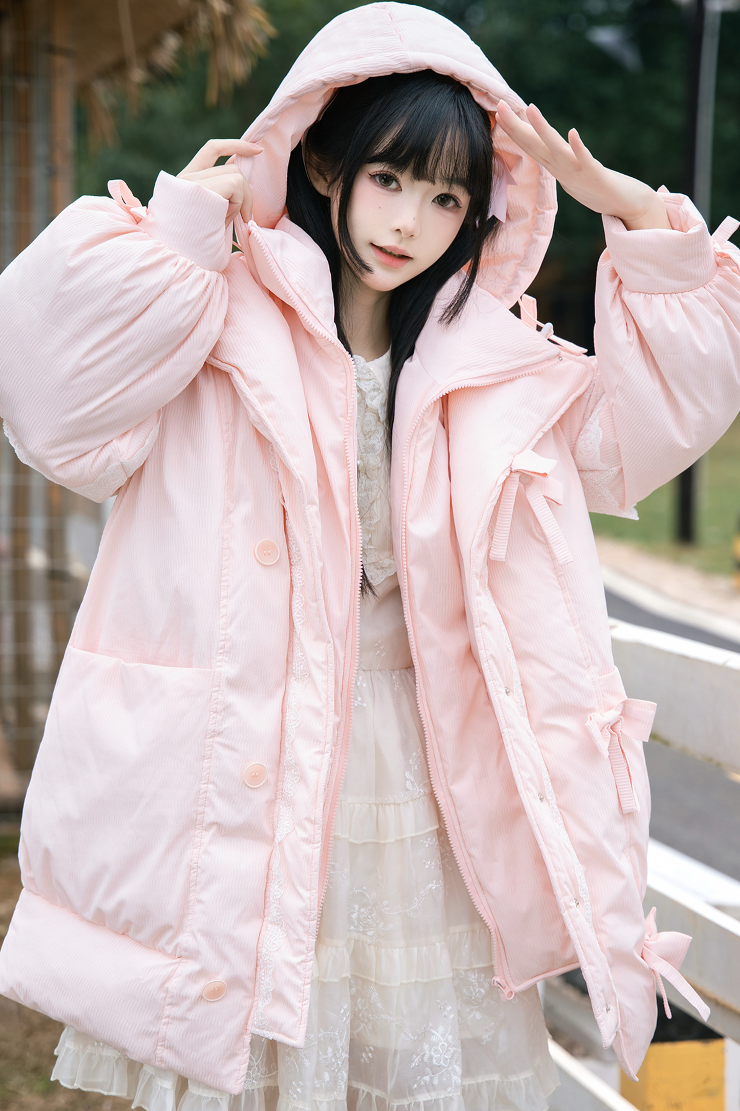 Sweet Hooded Down Jacket