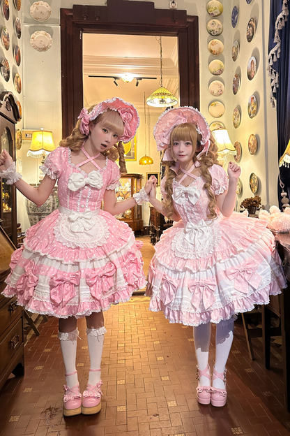 Doll Dot Big Ribbon Lolita Dress