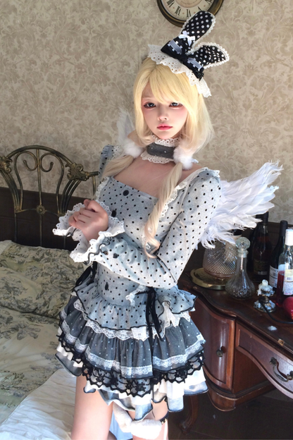 Dot Cute House Layer Cake Dress