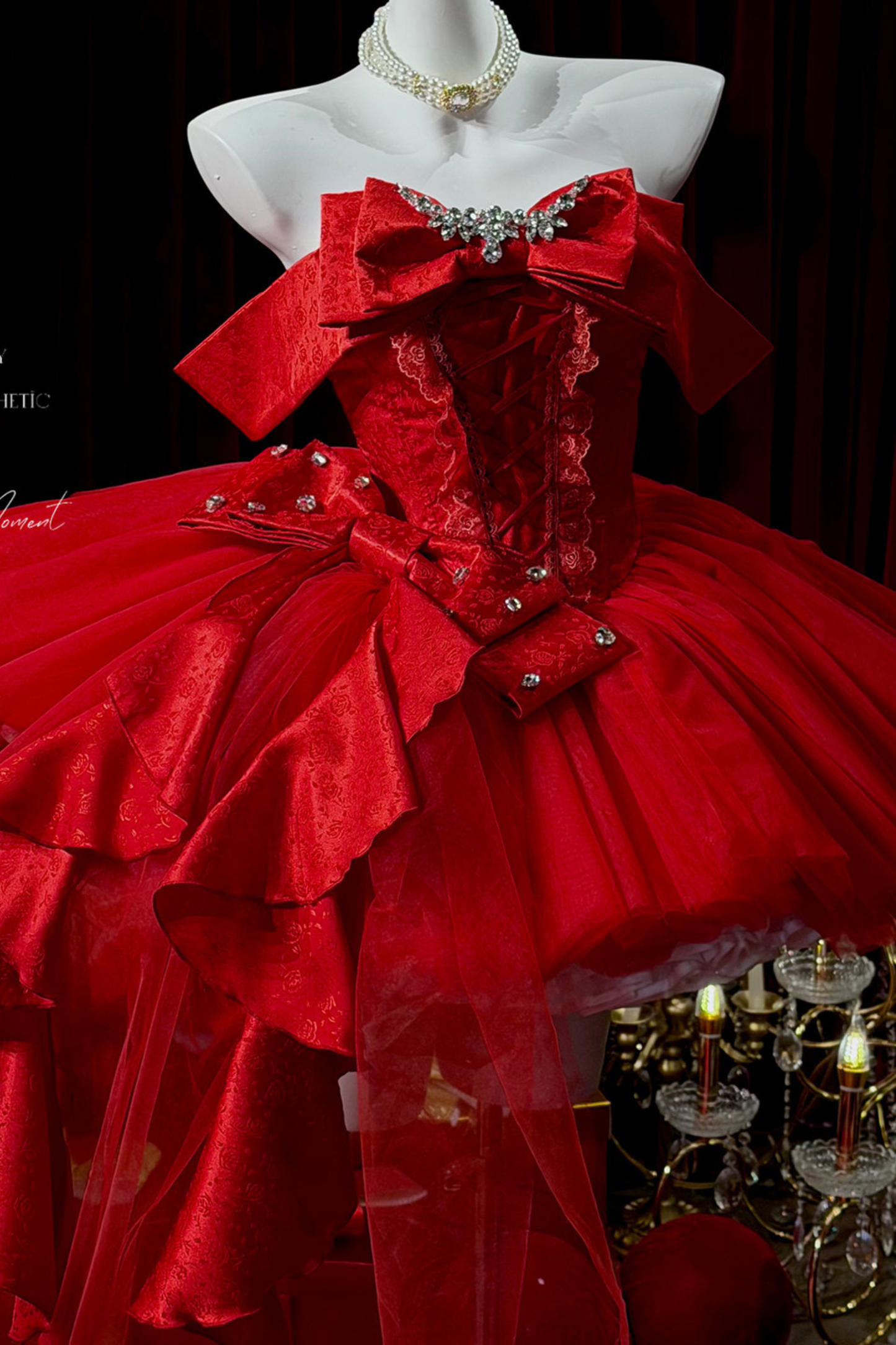 [Vorbestellung bis 31. März] Ewiger Rüschenrock + Schwanz + Schleier + Schal + Ärmel