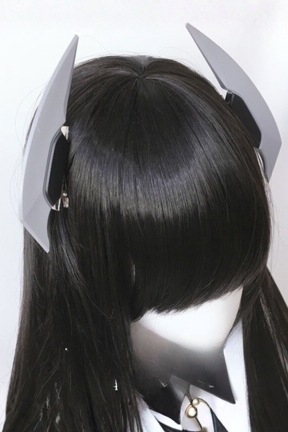 サイバーパンクマルチカラーヘアクリップ