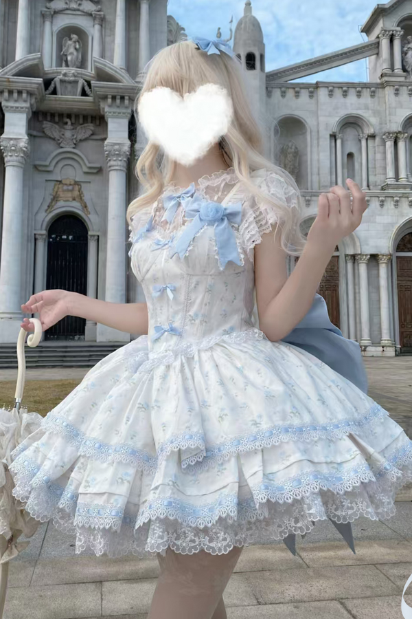 ローズスイートピュアプリンセスドレス+シアーインナー