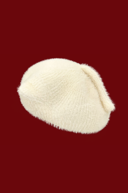 猫耳ファーベレー帽