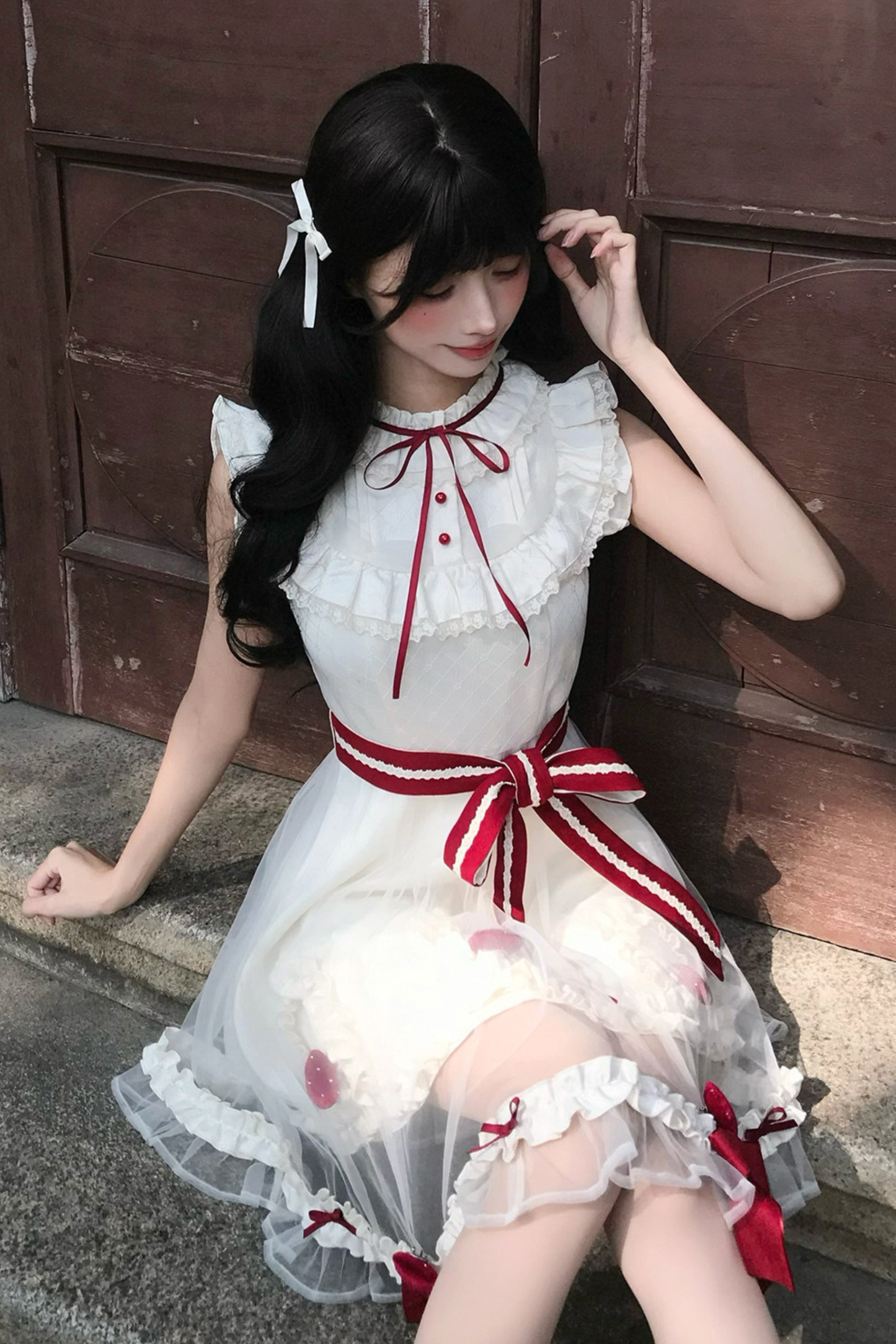 Strawberry Mousse Cake Lolita Dress