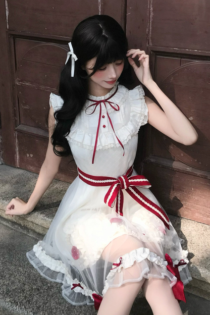 Strawberry Mousse Cake Lolita Dress