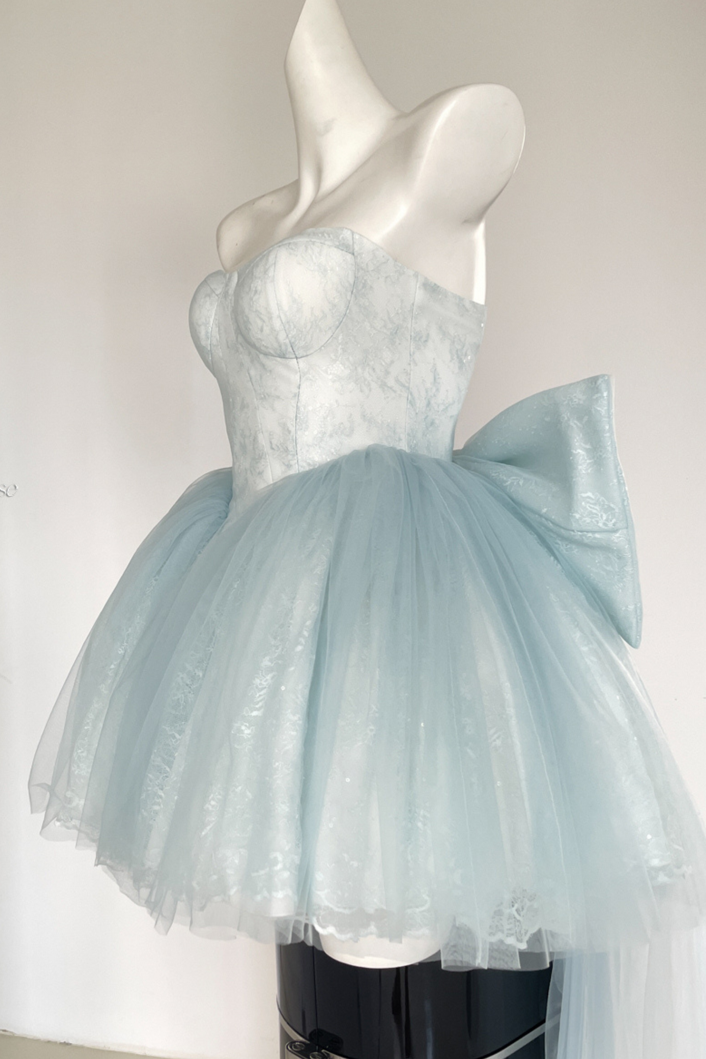 バレエスワンライトブルーロリータドレス