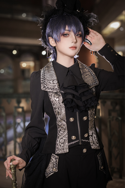 Dark Prince Lolita Jacket + Shirt + Pants + Vest