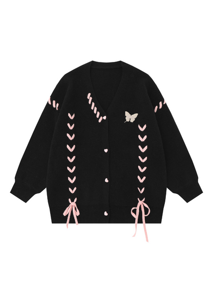 Butterfly Strap Love Cardigan