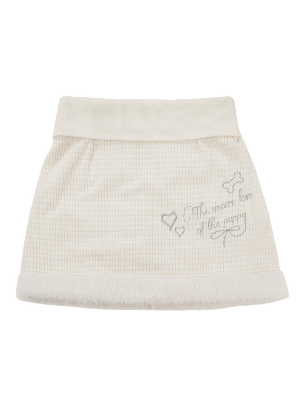 ピュア３Dドッグ耳ニットジャケットバルーンベストスカートスペシャルセット