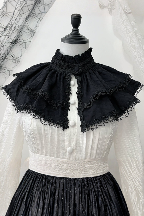 ダークゴシックフェイクカラー+ボンネット