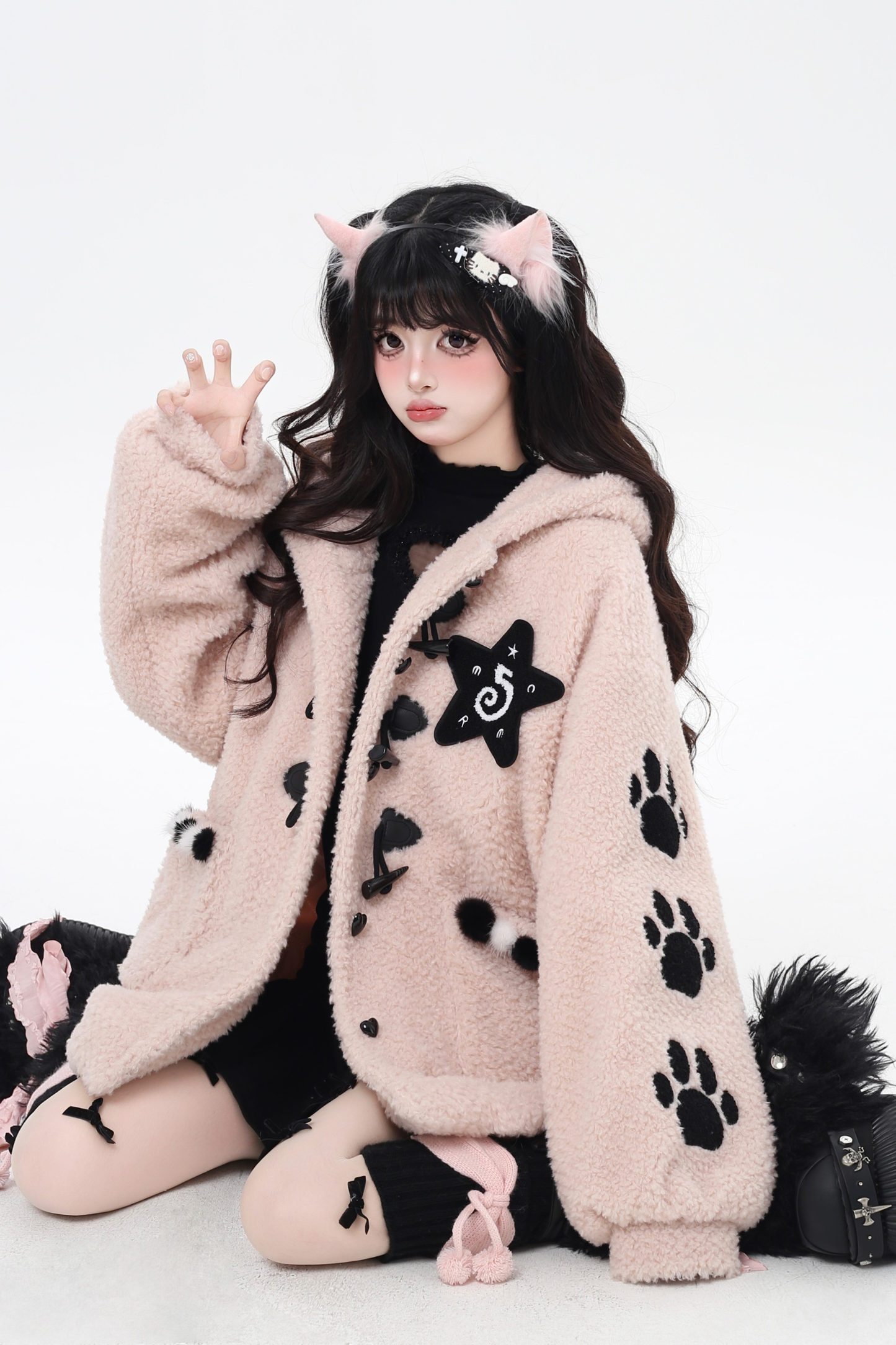 キャットラムウールコットンジャケット