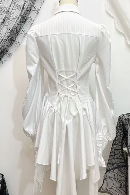 プリンスロリータブラウス+フリルネクタイ