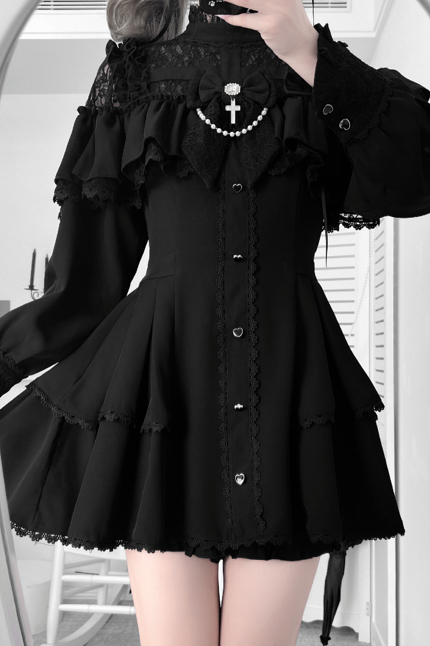 クロスバインディングスピリットドレス+ショートパンツ