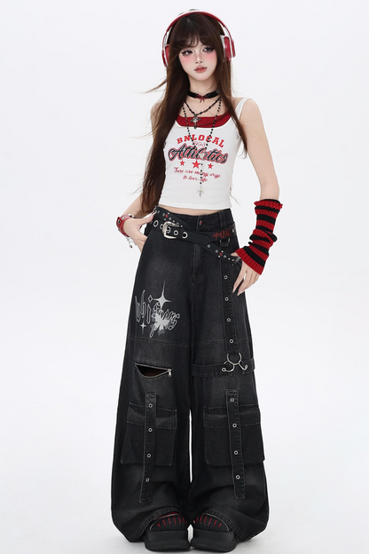 スイートクールアジアンルーズパンツ