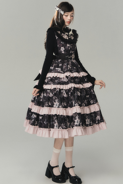 ラブリーロリータベストドレス+トップス+ベルト