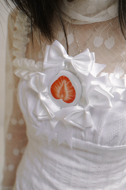 Polka Dot Strawberry Camisole Top