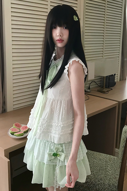 フォーリーフクローバートップス+スカート