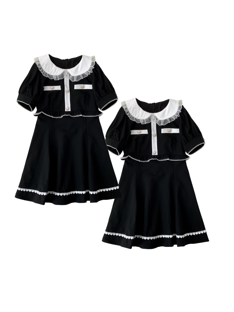 Doll Collar Love Lace Dress