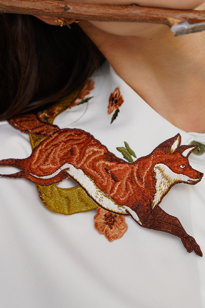 アニマルカラーレトロシャツ