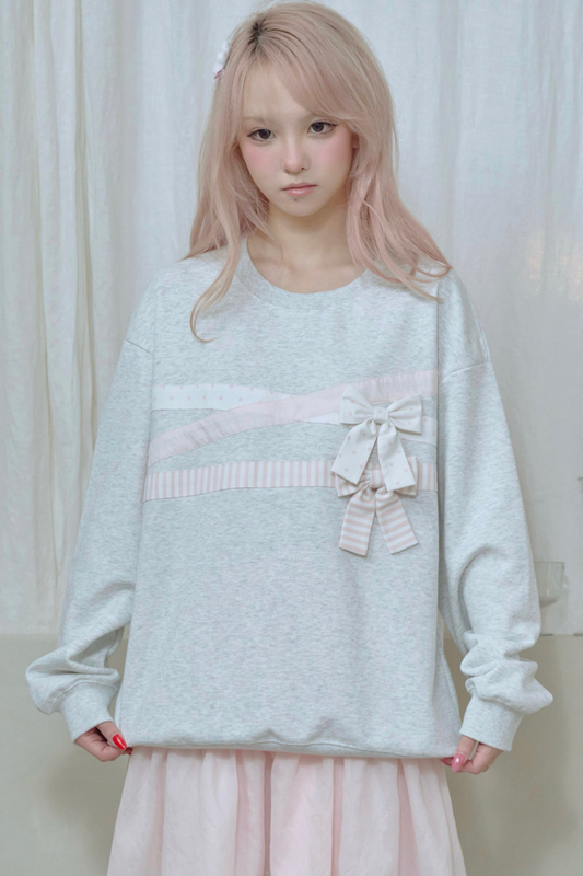 リボンプルオーバースウェット