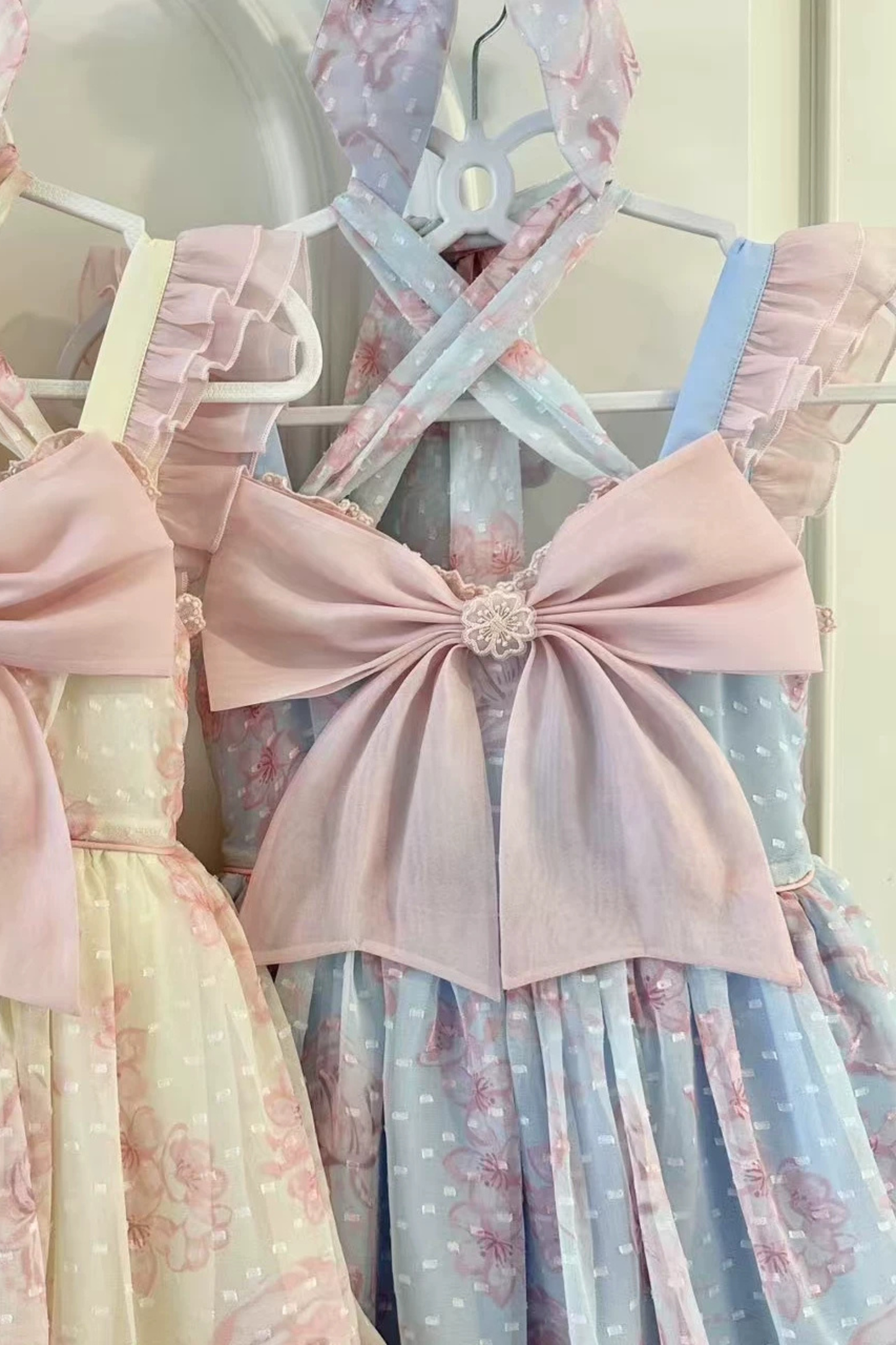 スイートジェリーフィッシュノースリーブロリータドレス