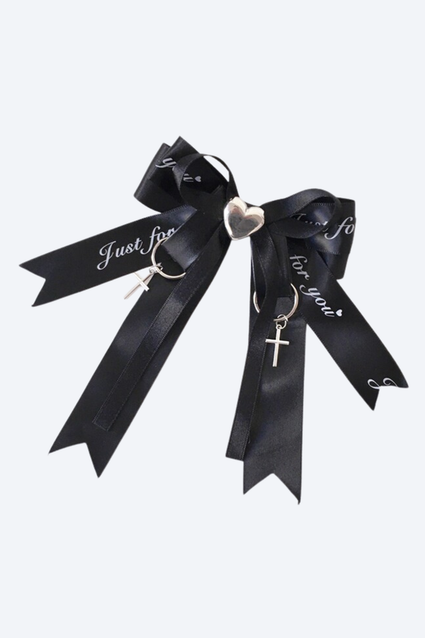 ダークスイートリボンヘアピン