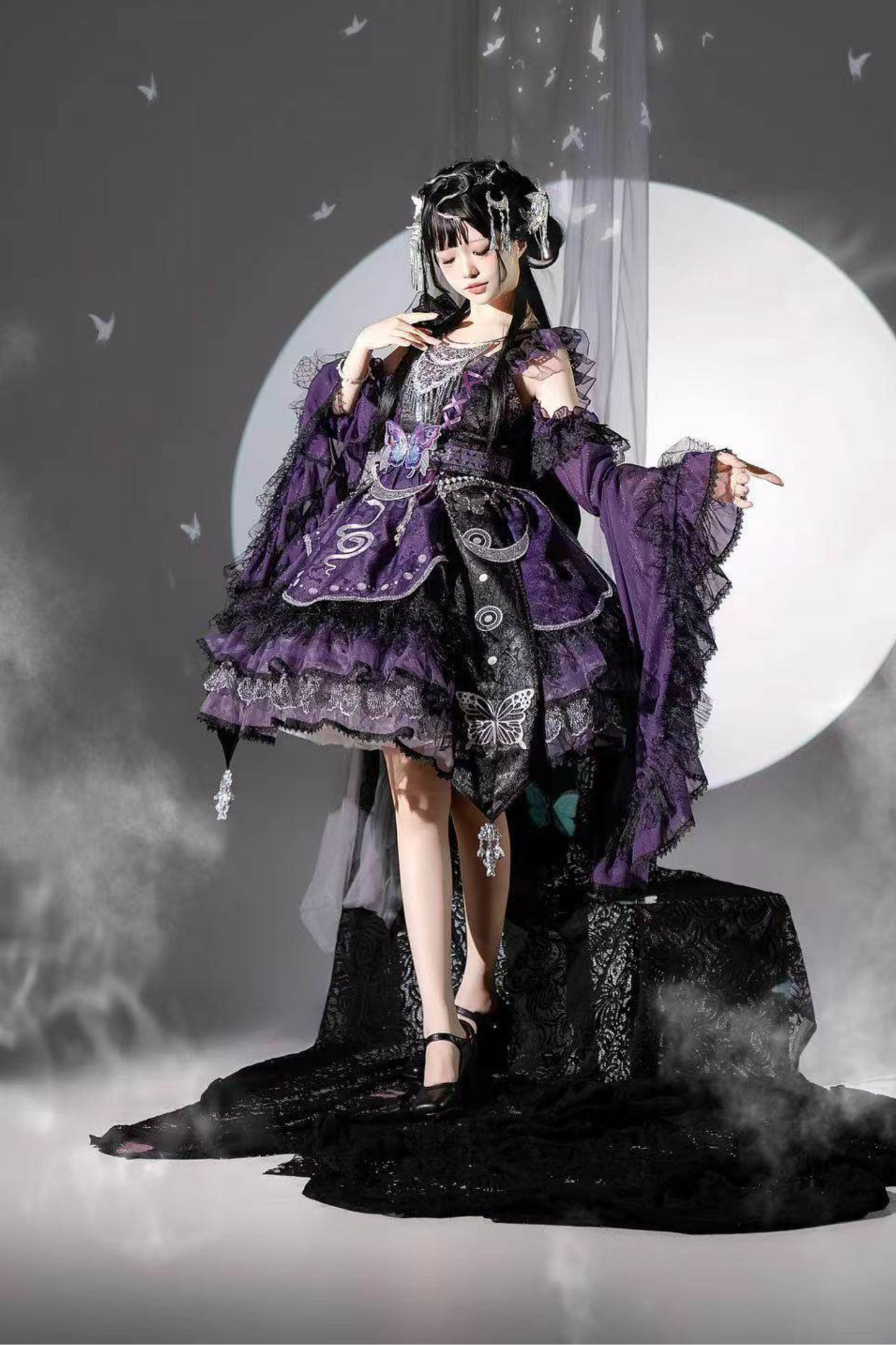 Exotic Style Chinese Lolita Dress Set