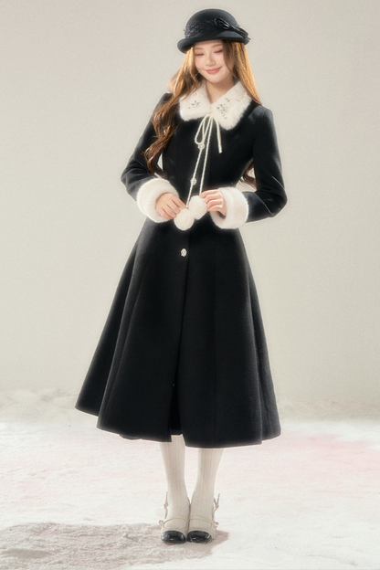 French Chic Hepburn Long Coat