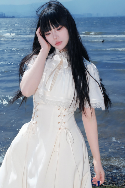 フレンチレトロレースドレス