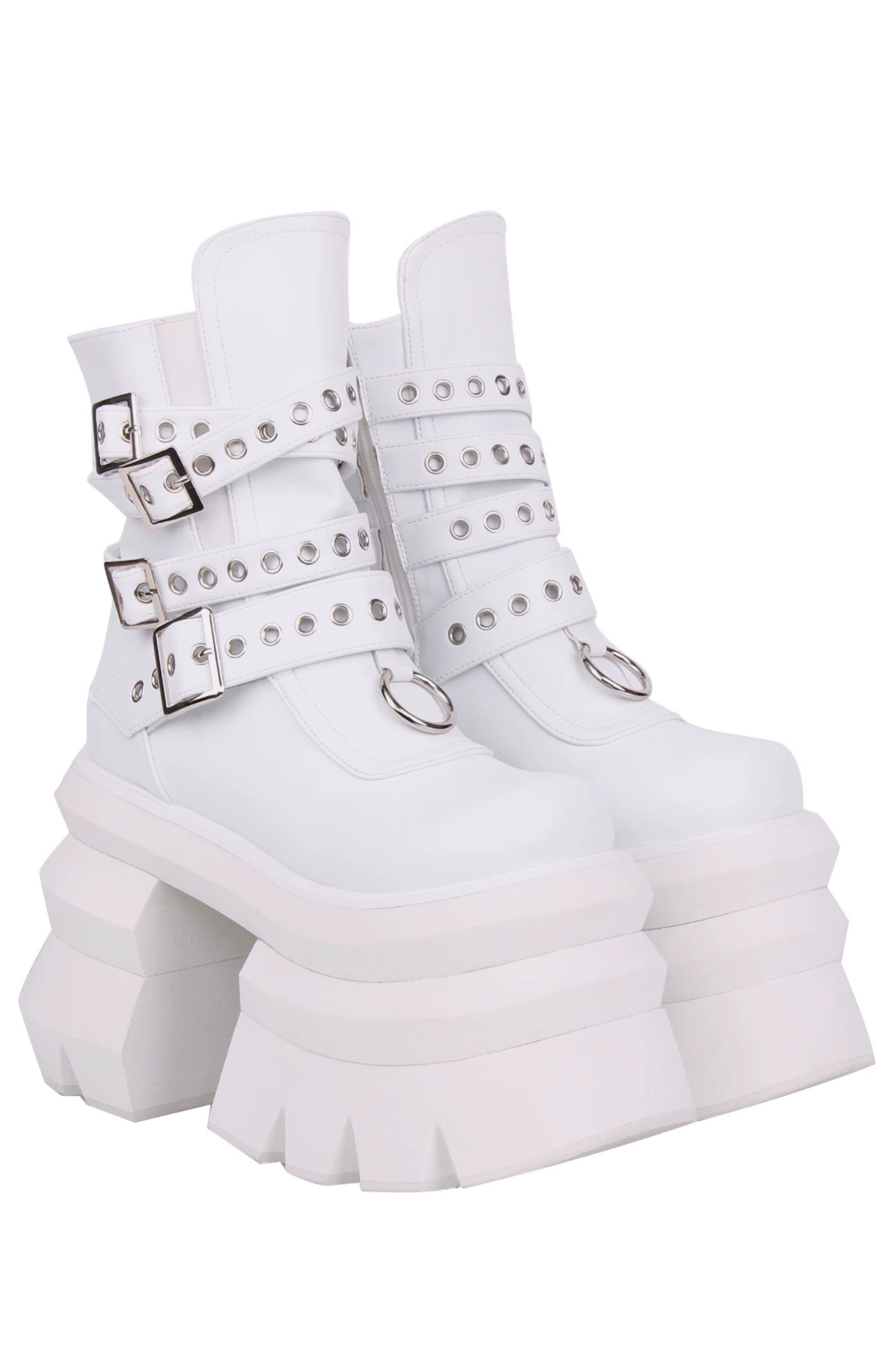 Studded Punk Platform Boots