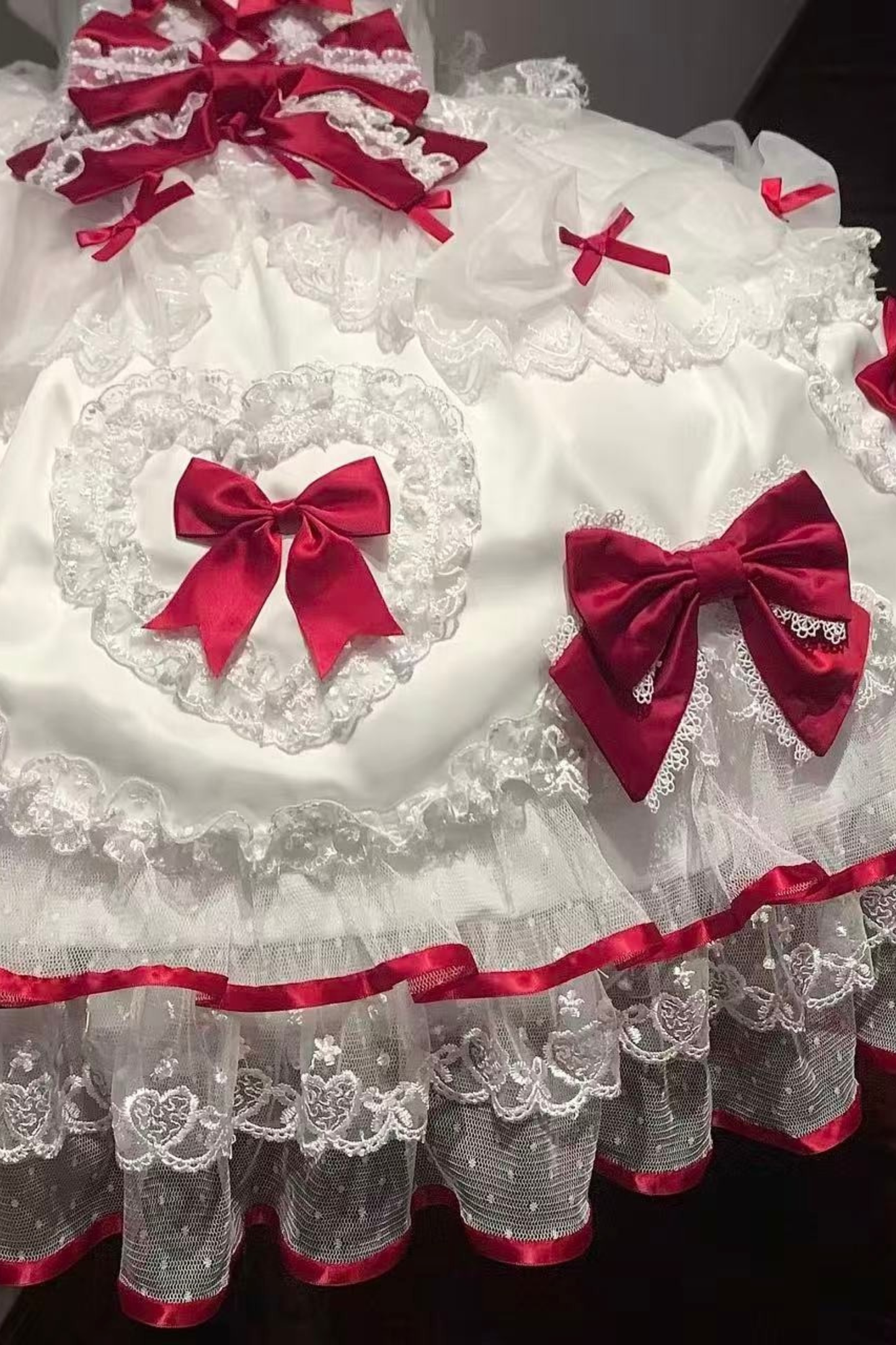 Sweetheart Lolita Dress + Ribbon + Veil