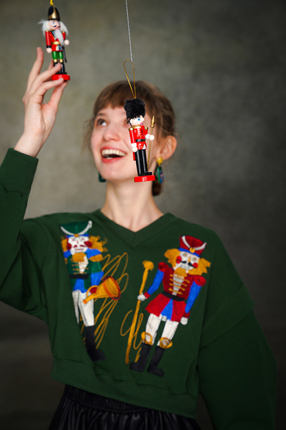 Retro Toy Wide V-Neck Top