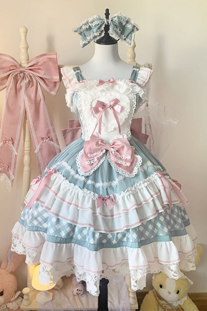Lovely Heart Suspender Cake Dress + Headdress + Tail