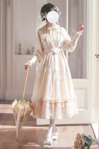 エレガントベストスカート+ブラウス