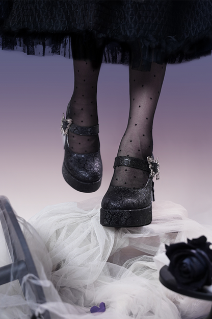 Floating Dreamland Platform Block Heels