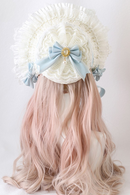 Light Blue Flower Lolita Accessories