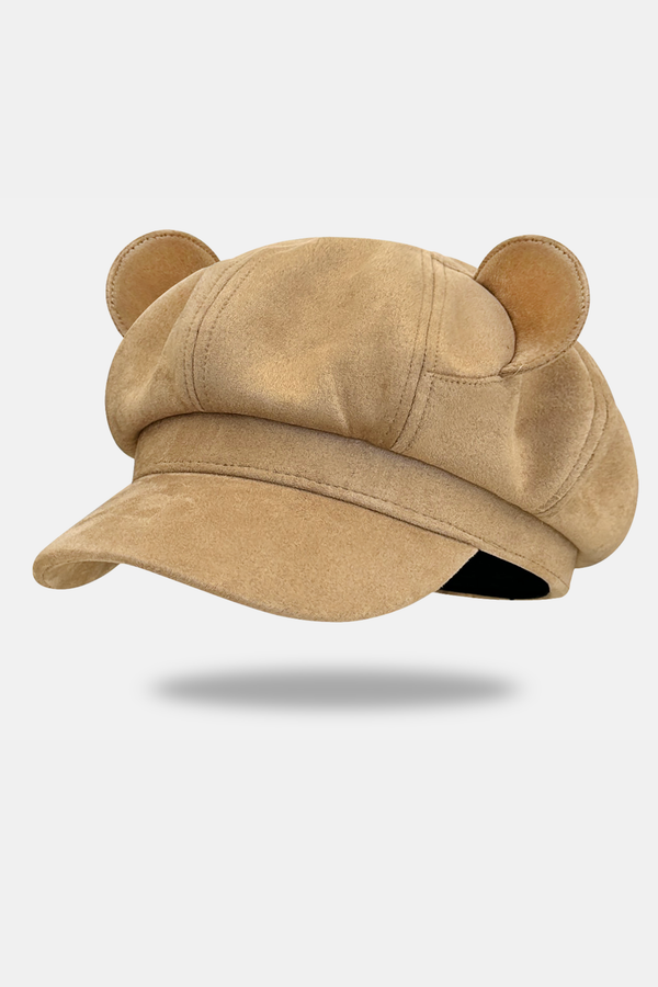 Bear Ear Suede Beret