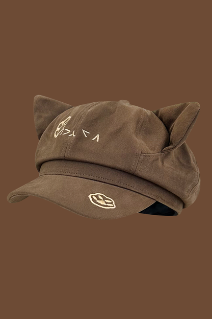 Cartoon Cat Ear Beret