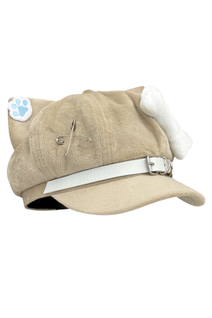 Blue Kitten Ear Beret